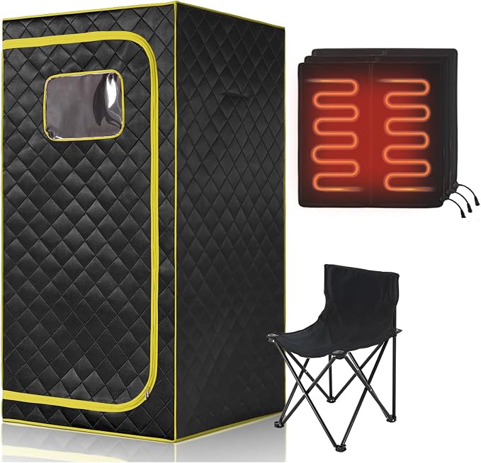 Portable Infrared Sauna, Full Size Far Infrared Sauna, One Person Sauna Tent by TaTalife