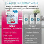 TruKid Bubble Podz Bubble Bath for Kids, & Babies, Tear Free Gentle & - Image 3