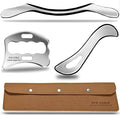 Muscle Scraper Tool Set, Stainless Steel IASTM Kit, Scraping Massage Tools by GYXCOELEIASTMTOOL