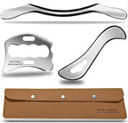 Muscle Scraper Tool Set, Stainless Steel IASTM Kit, Scraping Massage Tools by GYXCOELEIASTMTOOL
