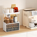 StorBin Strong 3 Drawers Bathroom Counter Organizer, 5 Tier Makeup Organizer - Image 4