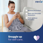 REVIX Microwavable Heating Pad for Neck Shoulders and Back, Microwave Heated - Image 5