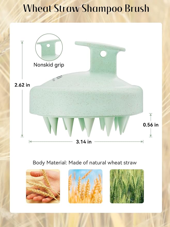 HEETA Scalp Massager Hair Growth, Soft Silicone Scalp Scrubber Shampoo Brush - Image 2