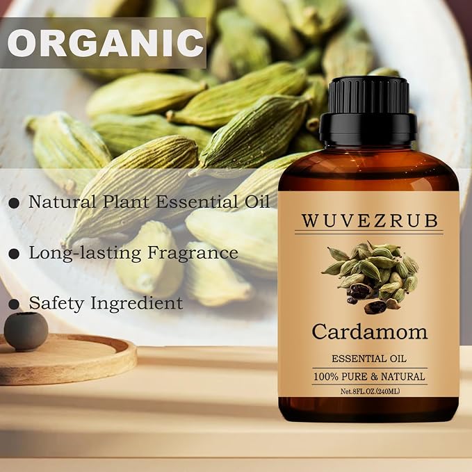 Cardamom Essential Oils, 240ML Pure and Natural Essential Oil - Image 4