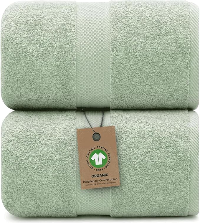 Alusa Home 100% Organic Luxury Bath Sheets by AlusaHome