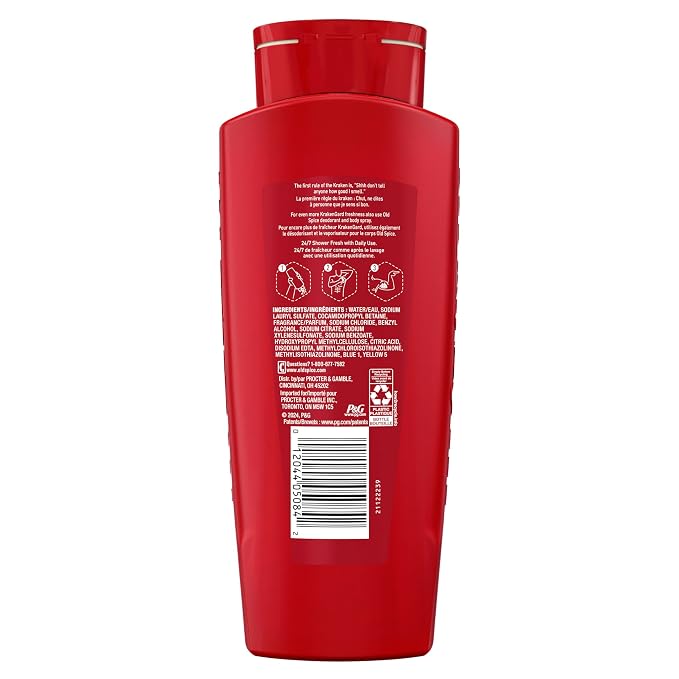 Old Spice Cleansing Body Wash for Men, 3X Defense, 24/7 Shower Fresh - Image 10