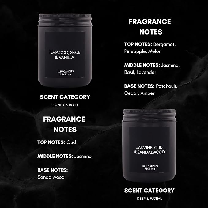 Lulu Candles | 4 Pack Scented Candles Gift Set | Gift Set - Image 6