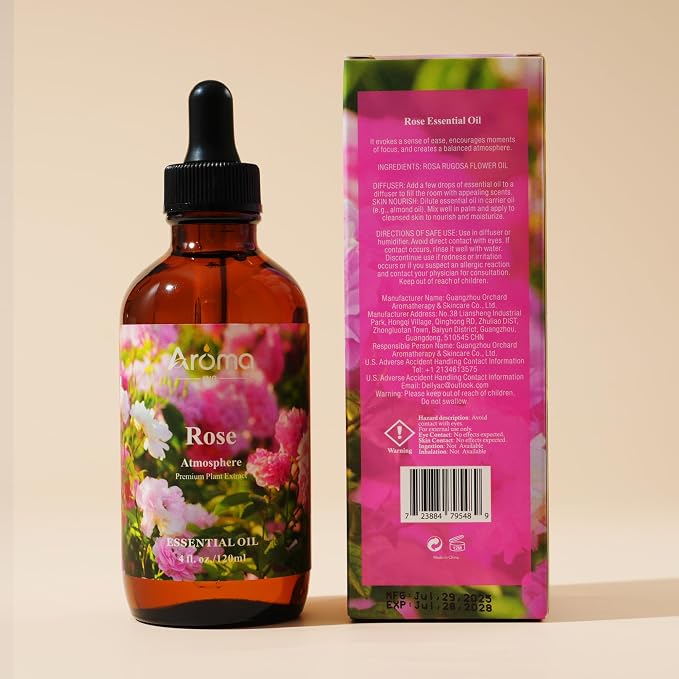 Rose Essential Oil in Premium Gift Box - Image 8