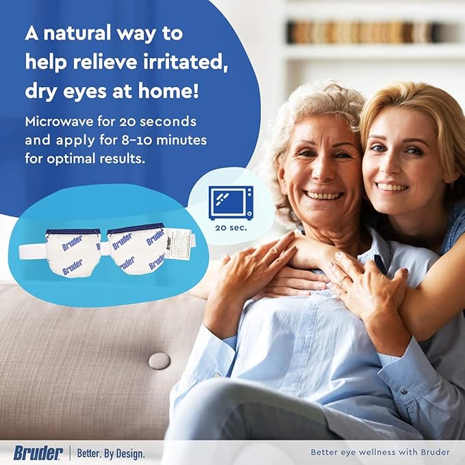 Bruder Moist Heat Eye Compress | Microwave Activated | Fast Acting and - Image 6