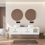 Wall Mount Styling Station for Hair Stylist, Wooden Hair Salon Station Storage - Image 8