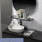 BBK Bathroom Vanity Tray 11.8 in- 2 Pack Silicone Bathroom Tray - Image 3