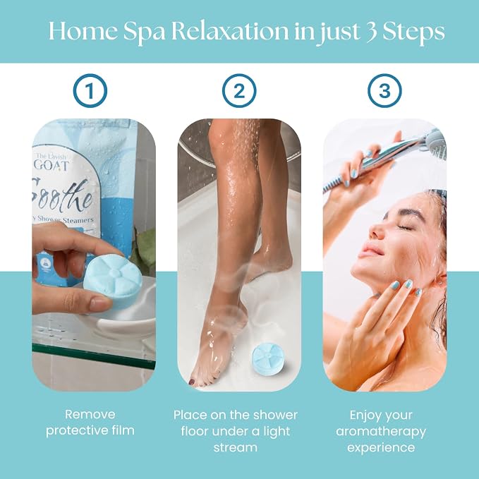 TLG Soothe Shower Steamers Aromatherapy 7 Pack – USA Made - Image 7
