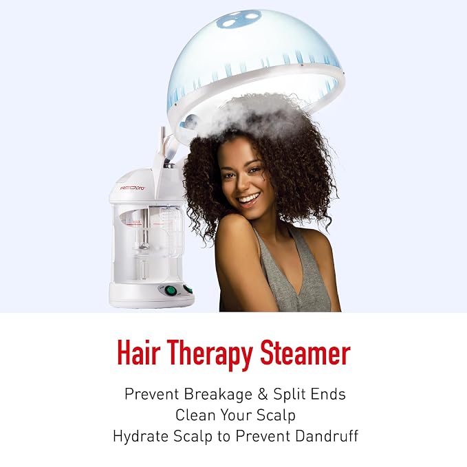 Red Pro Hair Therapy 2-in-1 Hair Steamer & Facial Steamer - Image 4