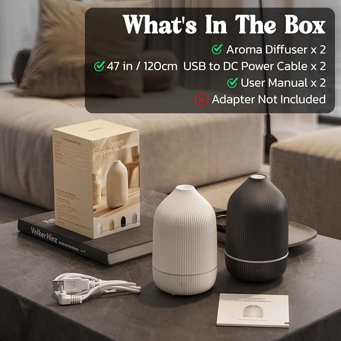 Essential Oil Diffuser, 100ml Aromatherapy Diffuser, Mini Ultrasonic Diffuser - Image 8