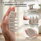 Fiora Naturals Scalp Massager Shampoo Brush - Image 3