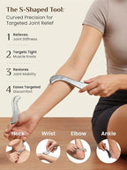 Rena Chris Muscle Scraper Tool Set, Stainless Steel Body Gua Sha - Image 3