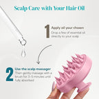 HEETA Scalp Massager 2 Pack for Hair Growth, Soft Silicone Bristles to Remove - Image 6