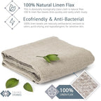 100% Linen Bath Sheet 35x70-inch - Image 2