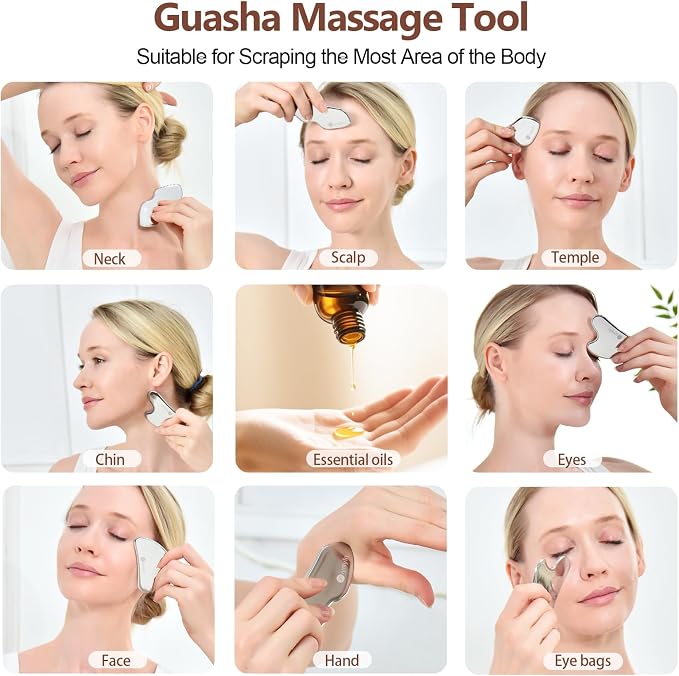3-in-1 Stainless Steel Gua Sha Tools - Image 4