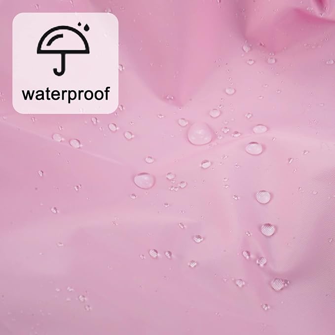 Reusable Shower Cap for Women, Large Waterproof Shower Bonnet Washable Elastic - Image 6