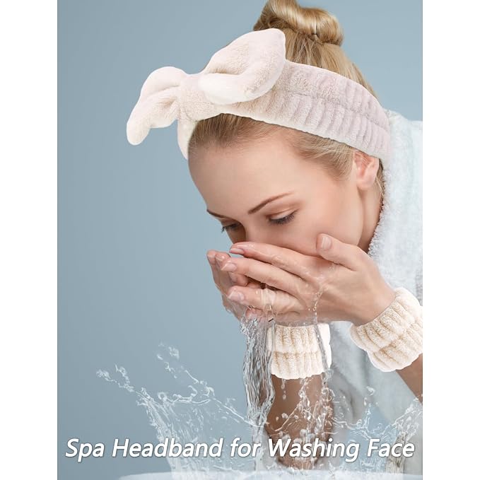 VELSCRUN 6 Pack Spa Headband, Makeup Headband, Face Wash Headbands, Skincare - Image 2