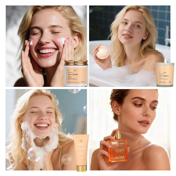 25 Pcs Mother's Day Gift, Bergamot & Rose Bath & Body Gift Set - Image 4