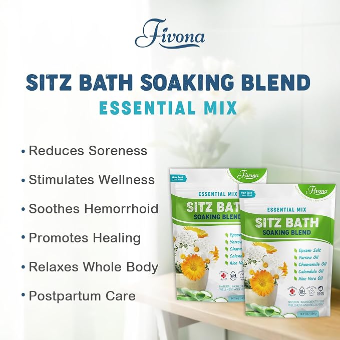 Fivona All Natural Sitz Bath Soaking Blend - Image 4