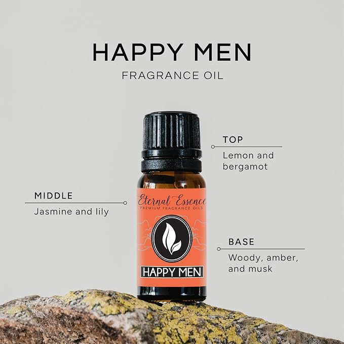 Eternal Essence Oils Happy. For Men Type Premium Grade Fragrance Oil - 10ml - - Image 2