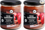 Cinnamon Apple Pie Two Pack Odor Eliminating Highly Fragranced Candle by DiannesCustomCandles