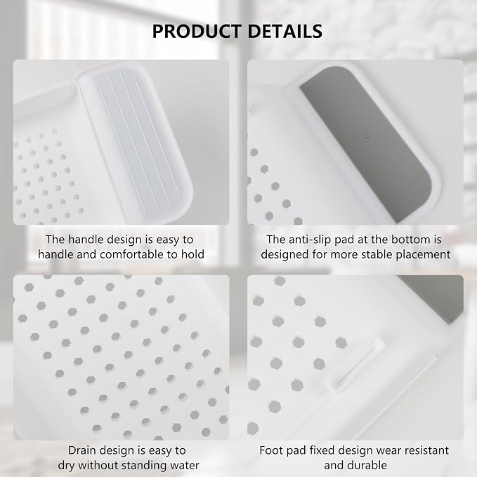 Bath Tub Tray - Stretchable, Strong Load-Bearing, Anti-Slip Design - Ultimate - Image 7