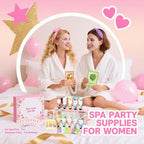 90PCS Spa Party Supplies for Women & Girls, Spa Party Favors Include Face Masks - Image 3