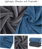 Lumimi 2 Pack Premium Microfiber Bath Towels - Image 5