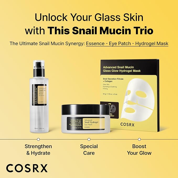 COSRX Advanced Snail Hydrogel Eye Patch, Gel Serum Mask, Puffy Under Eye - Image 7