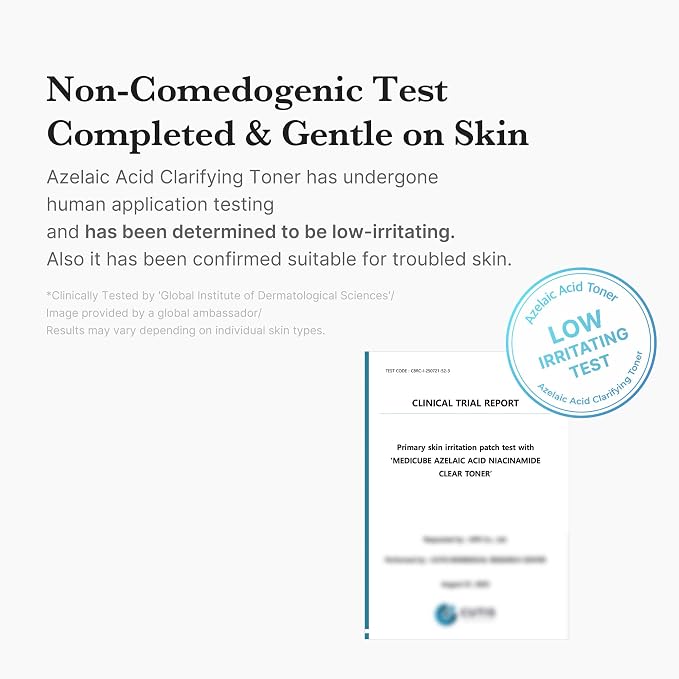 medicube Azelaic Acid Niacinamide Clarifying Toner | Troubled Skin Care - Image 5