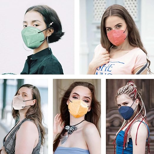 HUHETA KN95 Face Masks for Adults, Packs of 30 KN95 Mask - Image 6