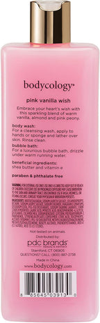 Bodycology Pink Vanilla Wish Body Wash Women 16 oz - Image 3