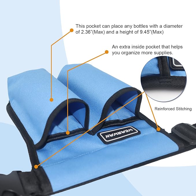 Massage Oil Holster, Adjustable and Durable Massage Holster, Bag only, Bottle - Image 2