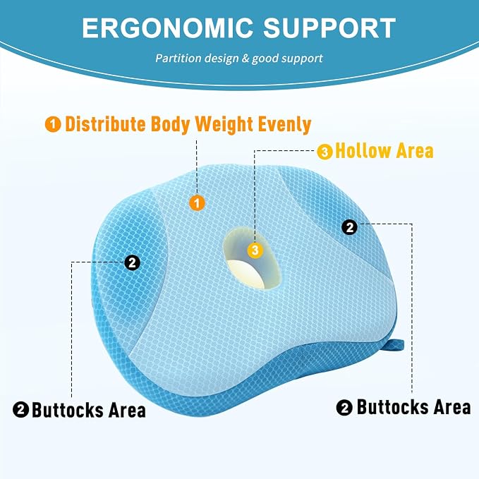 Idle Hippo Hot Tub Booster Seat, Weighted Hot Tub Pillow - Image 4