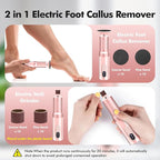 Electric Foot Callus Remover Cordless Electric Foot Filer Kit - Image 5