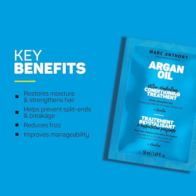 Marc Anthony Argan Oil Travel Size Mask Sachet Bundle - Image 2