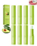 Lip Balm Set-8pcs Avocado Hydrating Lip Balm, Moisturizing Soothing Care Lip by LYSdefeu