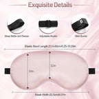 Sleep Mask, Silk Eye Mask for Sleeping - Image 3