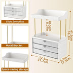 StorBin 2 Sets Makeup Organizer – 5 Tier Bathroom Organizers and Storage - Image 2