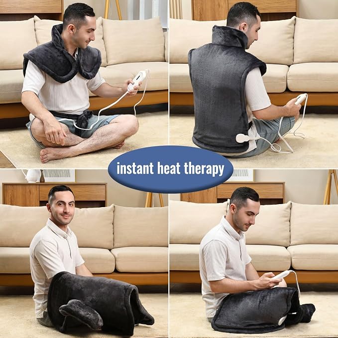 Tefici Heating Pad for Back Pain, Mothers Day Gifts for Women Men Mom Her，FSA - Image 5