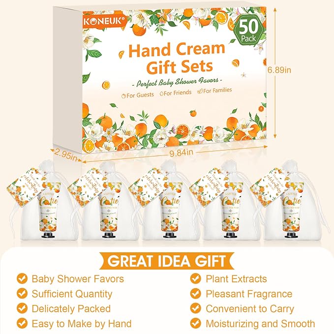 50 Pack Bulk Hand Cream Sets, Appreciation Gifts, Bridal Shower Favors - Image 4