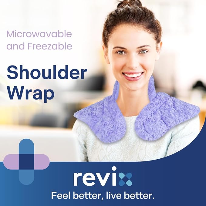 REVIX Microwave Heating Pad for Neck and Shoulders Back, Microwavable Heated - Image 2