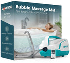 Bubble Bath Massager Mat for Bathtub, 47.24" x 14.57" Full-Body Heated Air Spa by Campior