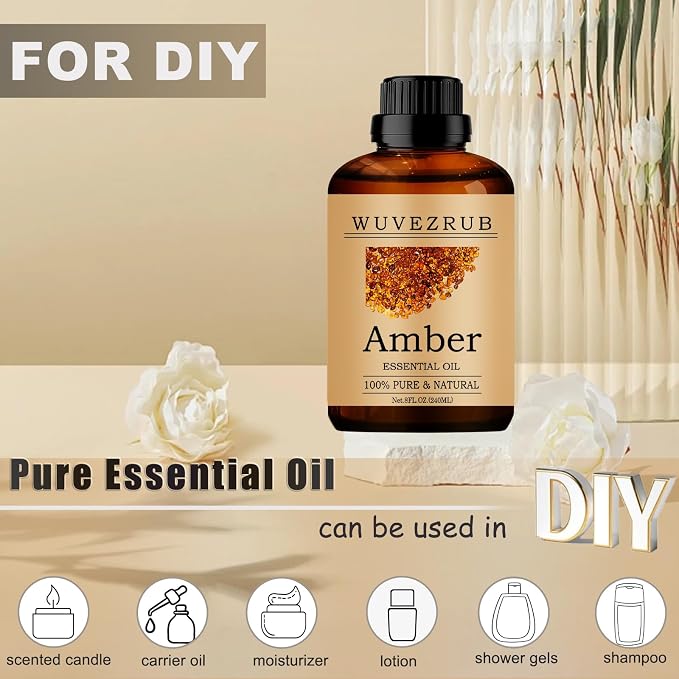 Amber Essential Oil - 240ML Pure and Natural - Image 3