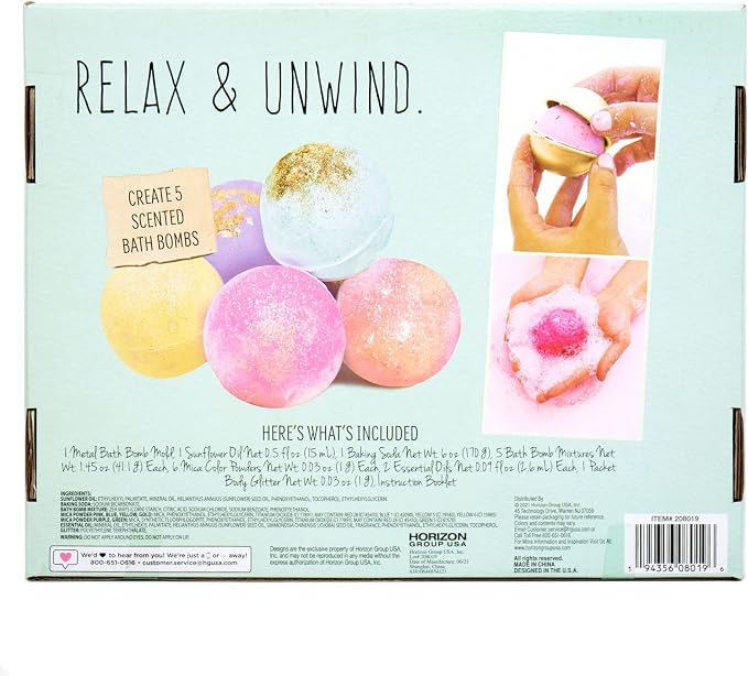 STMT Self-Love Club D.I.Y. Bath Bombs by Horizon Group USA, Create 5 Bath Bombs - Image 10