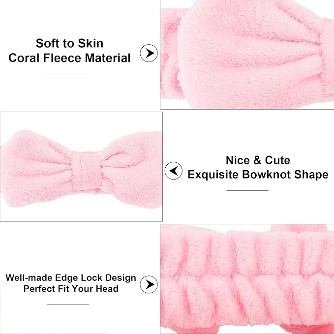Casoty 6 Pcs Spa Headband, Hair Band - Image 5